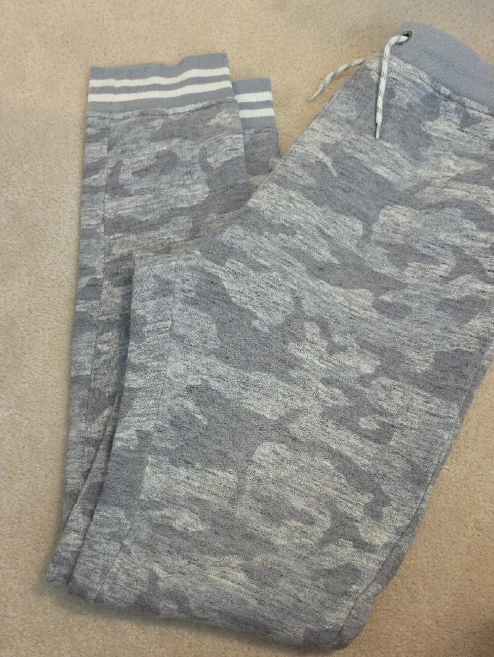 Gymboree Light Gray CAMO Knit SweatPANTS